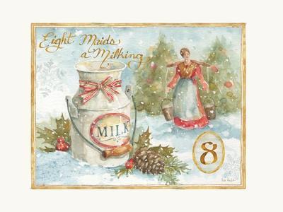 12 Days of Christmas VIII - Wall Art Print, 16x12