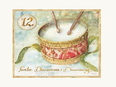 12 Days of Christmas XII - Wall Art Print, 16x12
