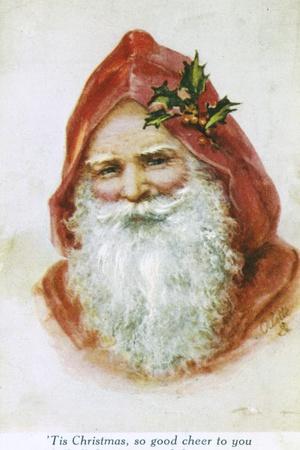 Father Christmas - Giclee Print, 12x18
