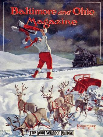 The Good Neighbor Railroad - Giclee Print, 12x16