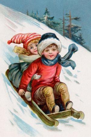 Vintage Xmas 1 - Giclee Print, 12x18