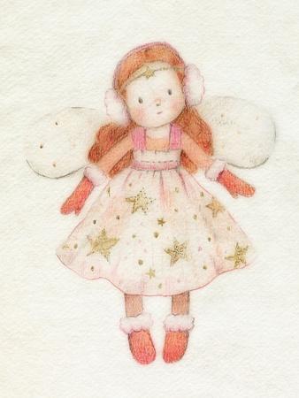 Winter Fairy l - Wall Art Print, 12x16
