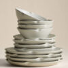 12 Piece Crimped Scallop Dinner Set