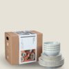 12 Piece Halo Speckle Dinner Set