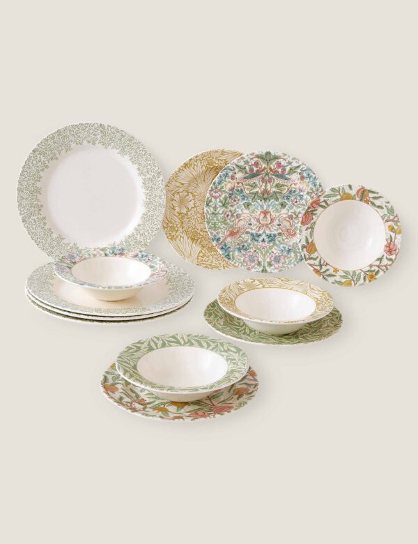 12 Piece Patterned Dinner Set