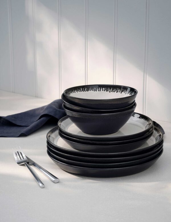12 Piece Reactive Glaze Dinner Set 12 Piece Reactive Glaze Dinner Set