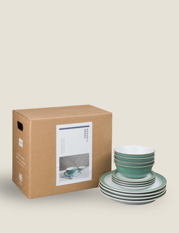 12 Piece Regency Green Dinner Set 12 Piece Regency Green Dinner Set