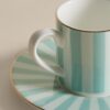 2 Pack Bone China Stripe Espresso Cup & Saucer 2 Pack Bone China Stripe Espresso Cup & Saucer