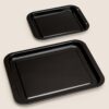 2pk Vitreous Enamel Oven Trays 2pk Vitreous Enamel Oven Trays