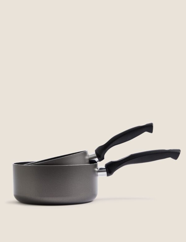 3 Piece Everyday Aluminium Non-Stick Pan Set