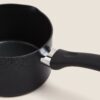 Black Aluminium 14cm Non-Stick Milk Pan Black Aluminium 14cm Non-Stick Milk Pan