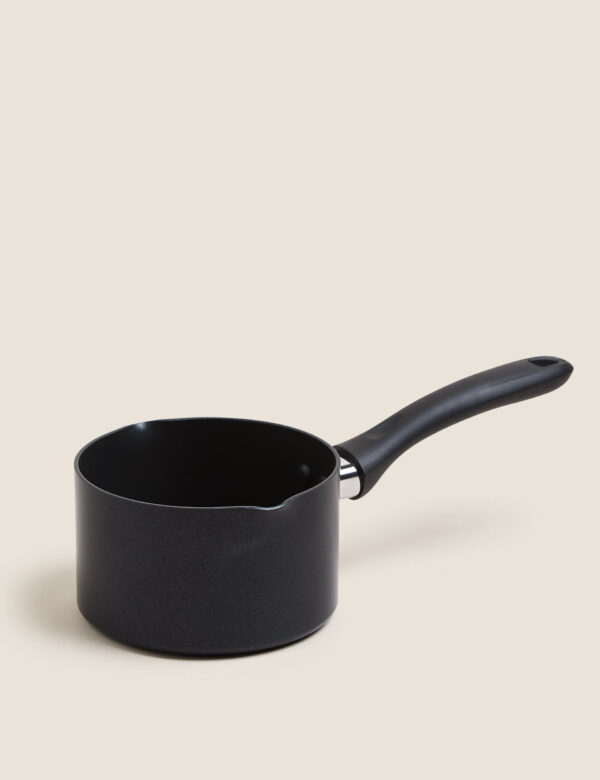 Black Aluminium 14cm Non-Stick Milk Pan Black Aluminium 14cm Non-Stick Milk Pan