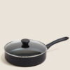 Black Aluminium 26cm Large Non-Stick Sauté Pan Black Aluminium 26cm Large Non-Stick Sauté Pan