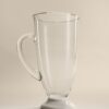 Footed Glass Jug Footed Glass Jug