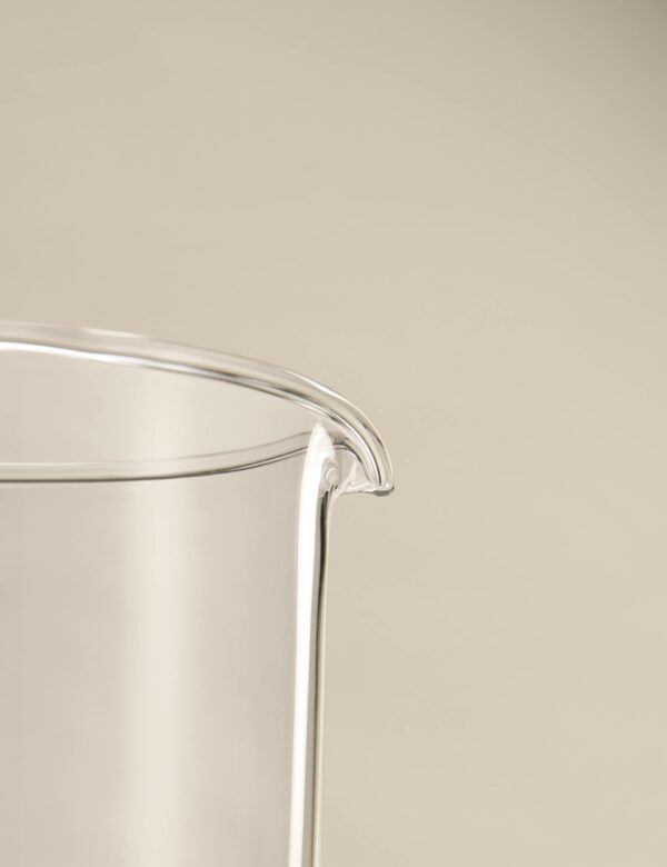 Footed Glass Jug Footed Glass Jug