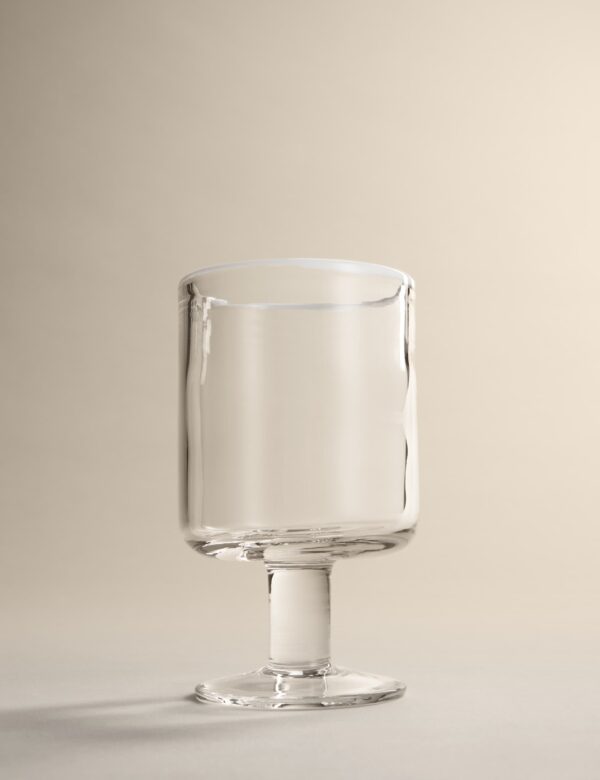 Set of 2 Contrast Rim Wine Glasses Set of 2 Contrast Rim Wine Glasses