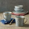 Set of 2 Halo Speckle Mugs