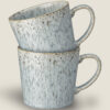 Set of 2 Halo Speckle Mugs