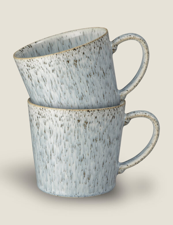 Set of 2 Halo Speckle Mugs