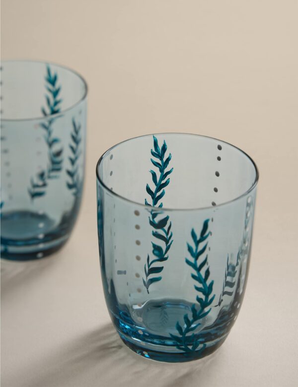 Set of 2 Hand Painted Tumblers Set of 2 Hand Painted Tumblers