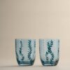 Set of 2 Hand Painted Tumblers Set of 2 Hand Painted Tumblers
