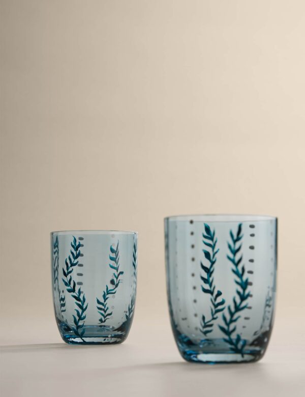 Set of 2 Hand Painted Tumblers Set of 2 Hand Painted Tumblers