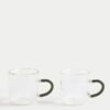 Set of 2 Ribbed Mugs