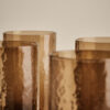 Set of 4 Hammered Hi Ball Glasses