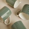 Set of 4 Hampton Stripe Mugs