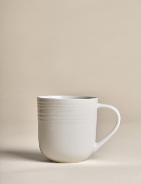 Set of 4 Ribbed Mugs