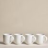 Set of 4 Ribbed Mugs