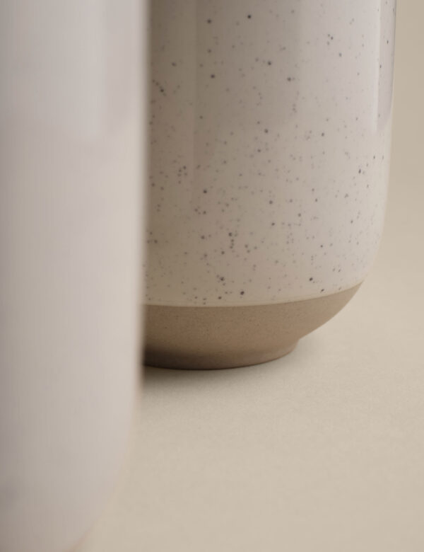 Set of 4 Speckle Ceramic Latte Mugs