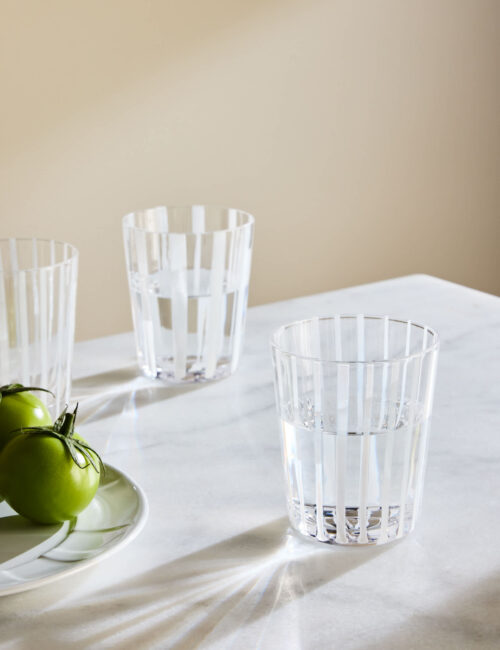 Set of 4 Striped Tumblers Set of 4 Striped Tumblers
