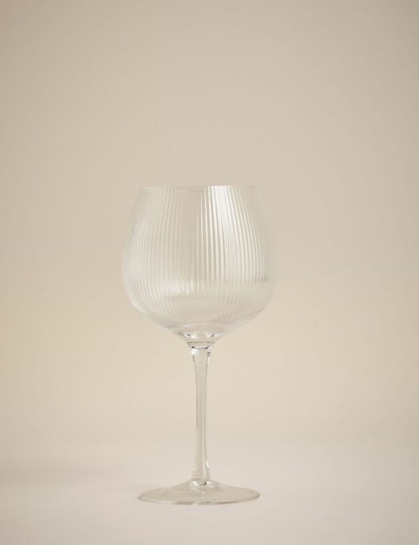 Set of 6 Maxim Optic Ribbed Gin Glasses