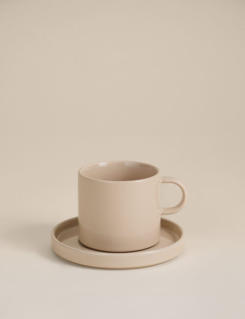Straight Sided Cup & Saucer Straight Sided Cup & Saucer