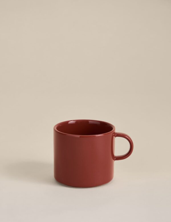 Straight Sided Cup & Saucer