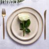 AmorArc Ceramic Dinnerware Sets,Handmade Reactive Glaze Stoneware Plates and Bowls Sets,Highly Scratch Resistant | Dishwasher & Microwave Safe...
