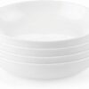 Corelle 4-Pc Versa Bowls for Pasta Salad and More, Service for 4, Durable and Eco-Friendly 30-Oz, Compact Stack Bowl Set, Microwave and Dishwasher...