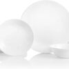 Corelle Vitrelle 18-Piece Service for 6 Dinnerware Set Triple Layer Glass and Chip Resistant, Lightweight Round Plates and Bowls Set, Winter Frost...