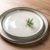 GBHOME Ceramic Dinnerware Sets for 4, 12 Pieces Stoneware Plates and Bowls Sets, Reactive Glaze Dishes -Scratch Resistant, Dishwasher&Microwave...