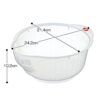 Inomata Plastic Japanese Rice Washing Bowl with Strainer, 2 quart Inomata Plastic Japanese Rice Washing Bowl with Strainer, 2 quart