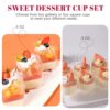 UrbanRoots 300 Pack Clear Plastic Dessert Cups(5 oz),Disposable Parfait Cups For Pudding, Fruit and Ice Cream,Mini Shooter Cups With Spoons For...